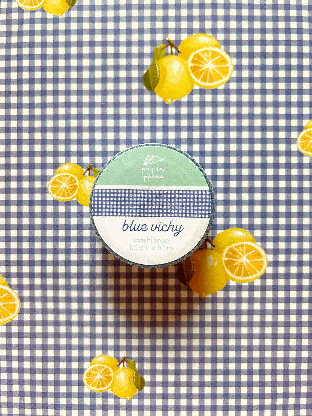 Washi tape Blue gingham