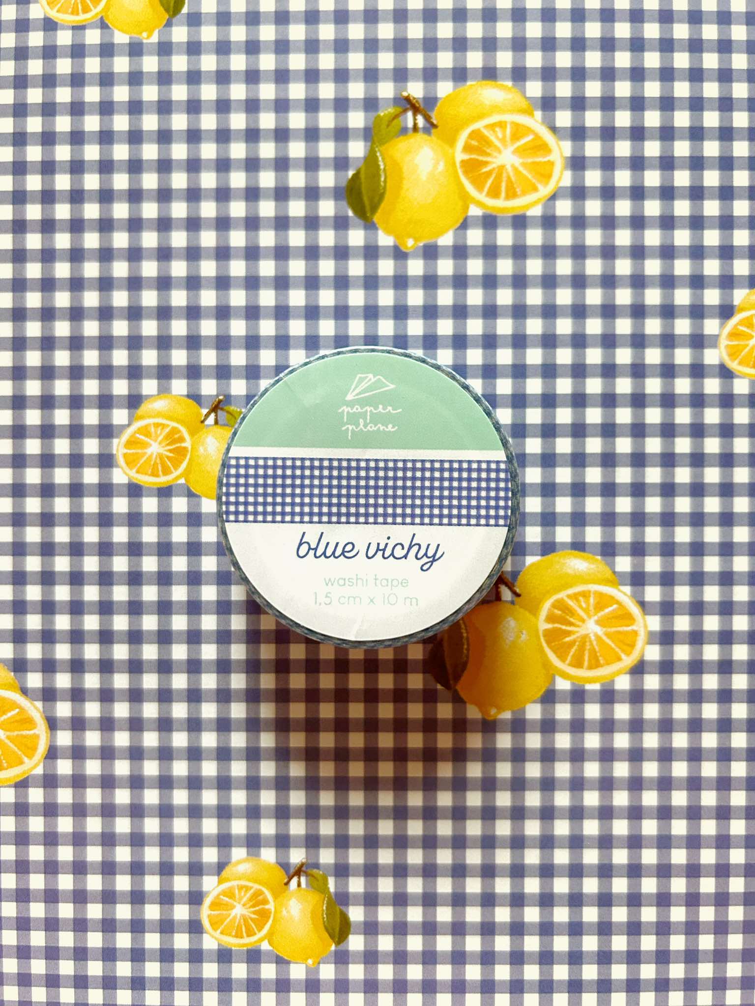 Washi tape Blue gingham
