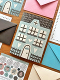 LETTER SET houses