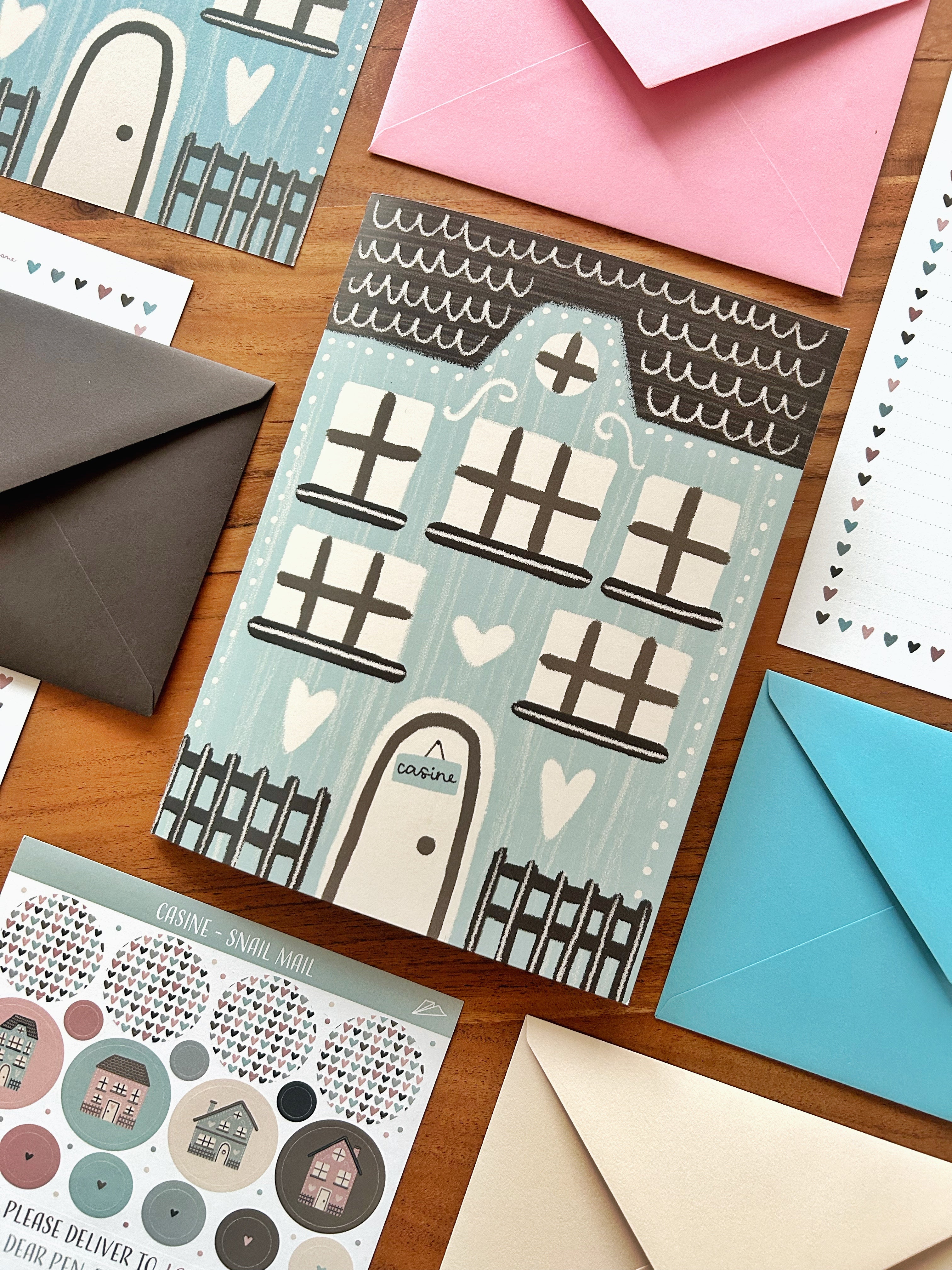 LETTER SET houses