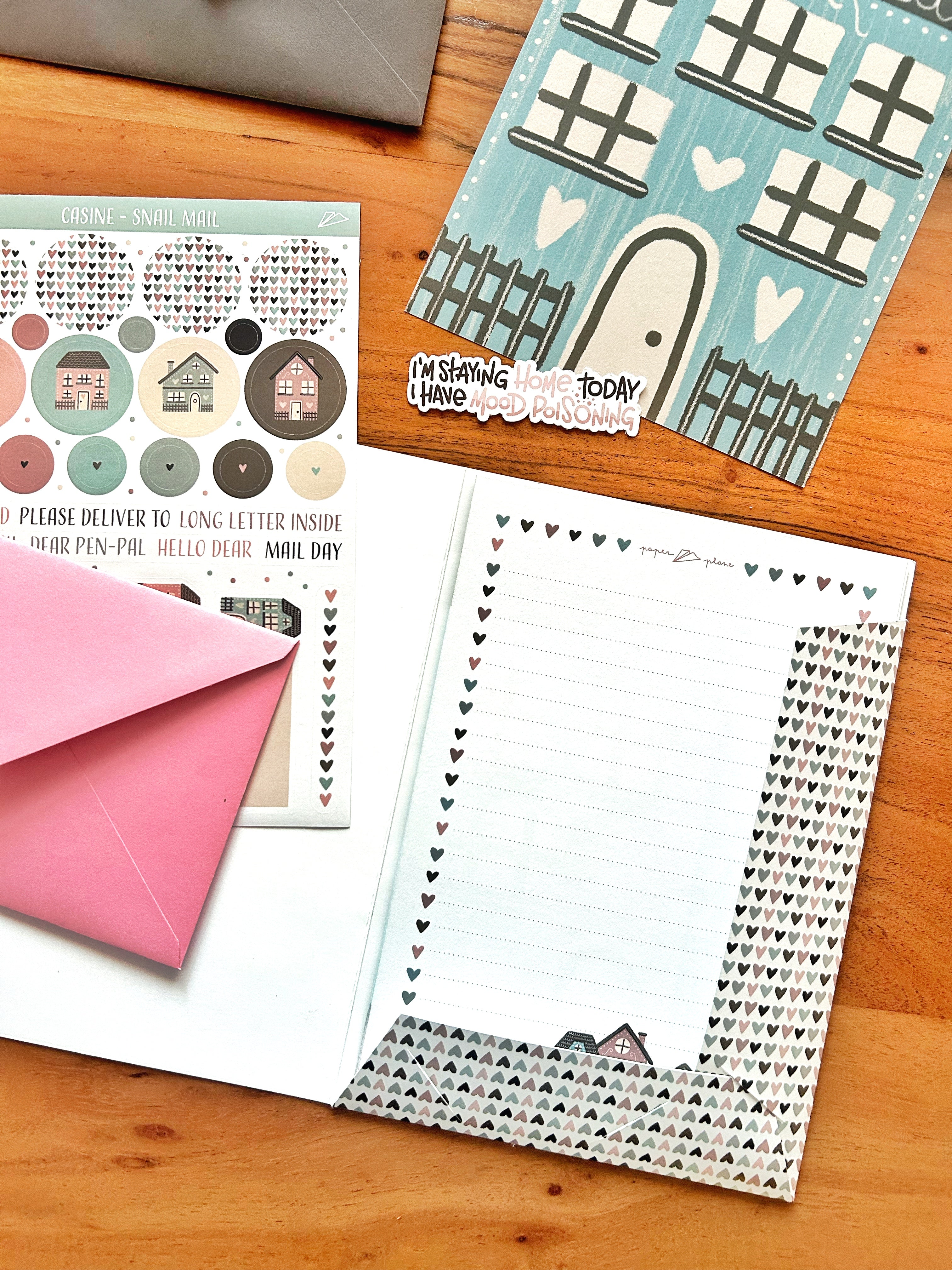 LETTER SET houses