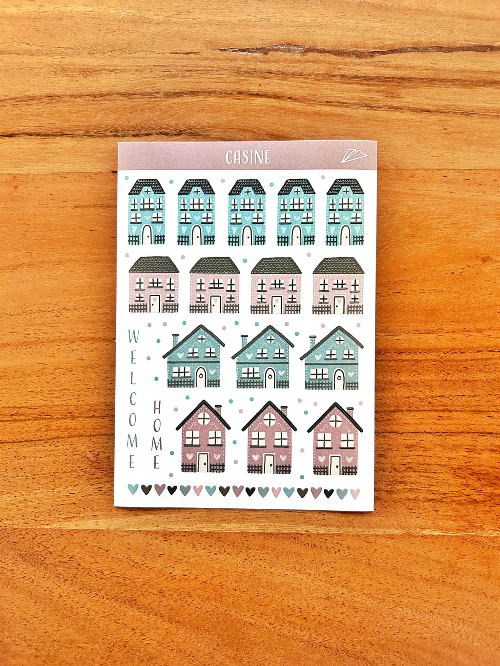 LETTER SET houses