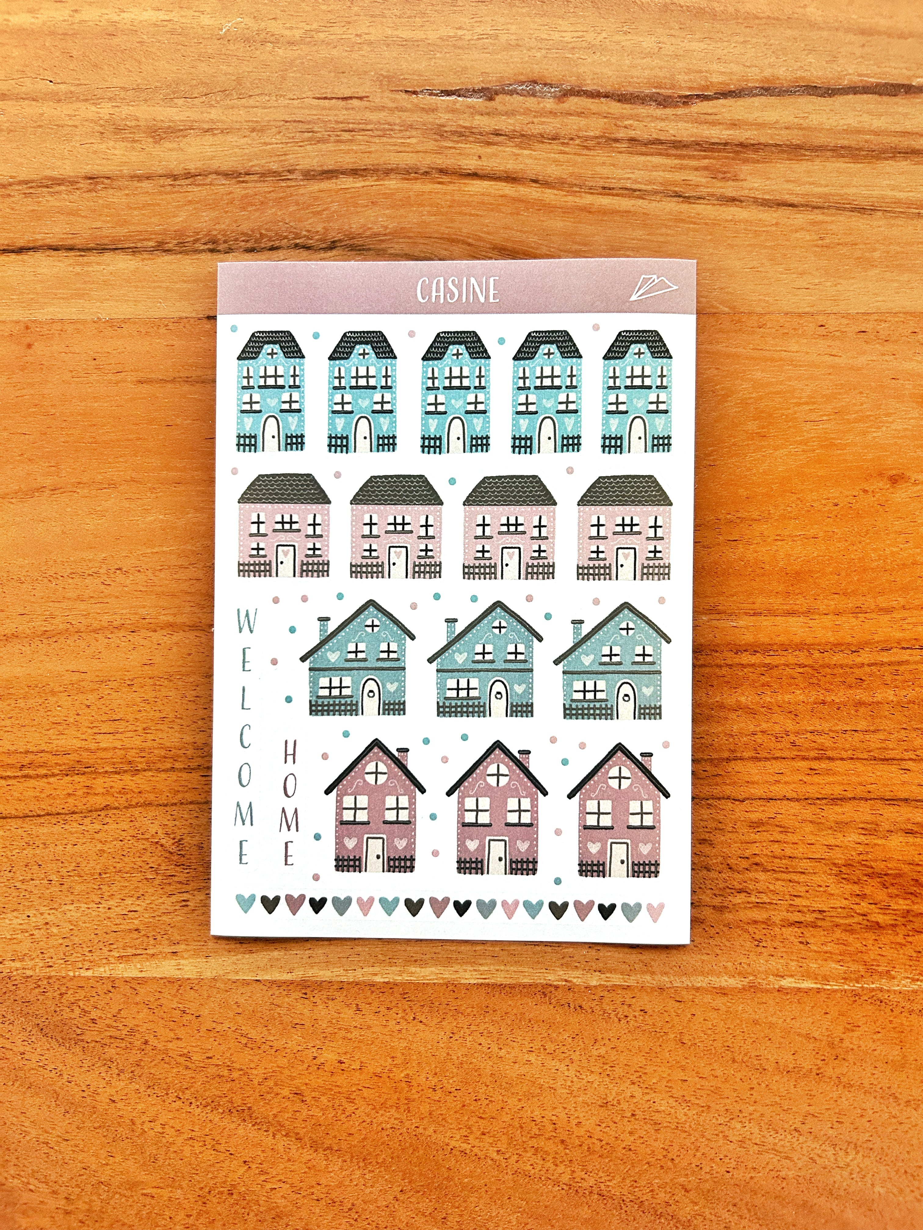 LETTER SET houses