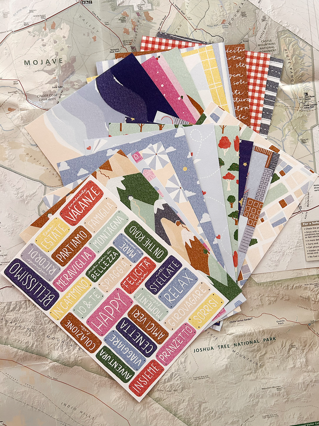 TRAVEL JOURNAL CARD SET