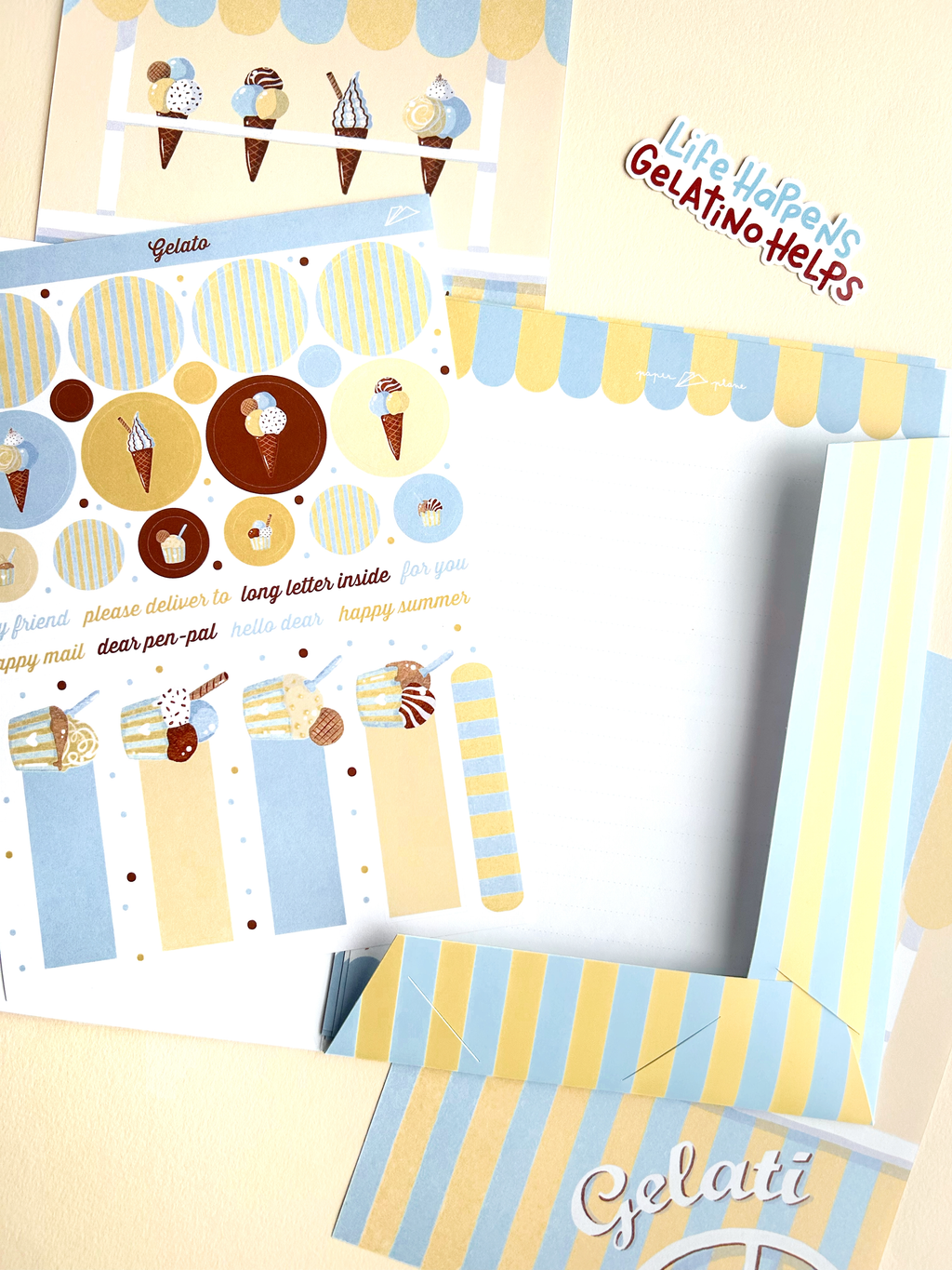 GELATO LETTER SET