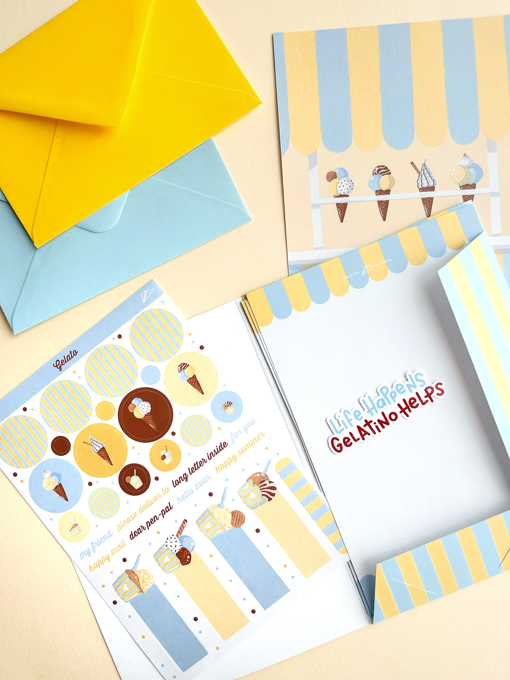 GELATO LETTER SET