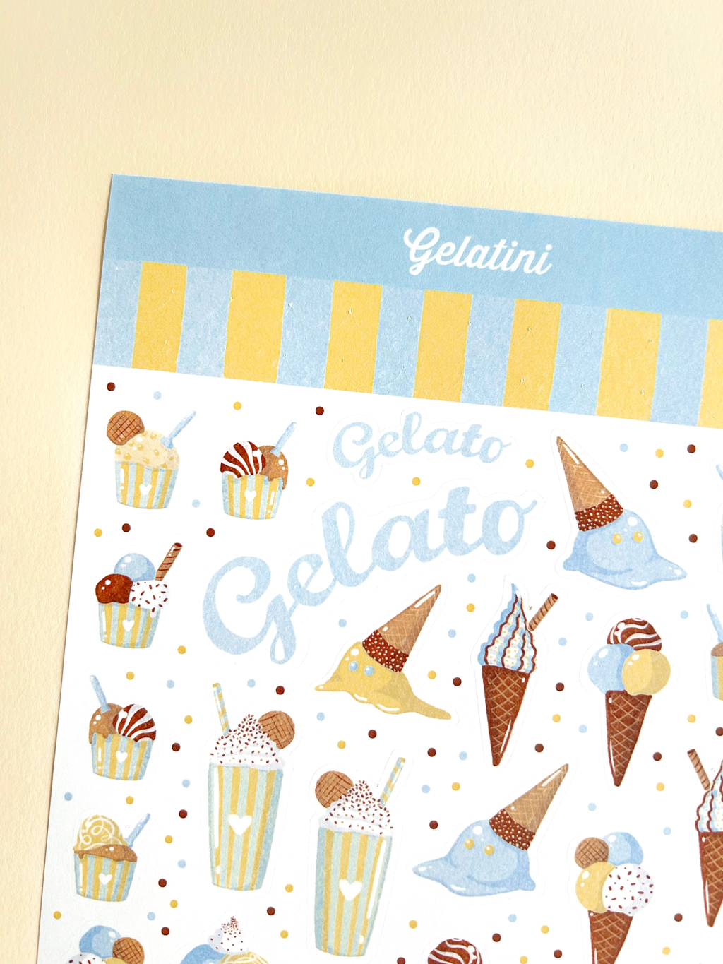 Gelato Stickers