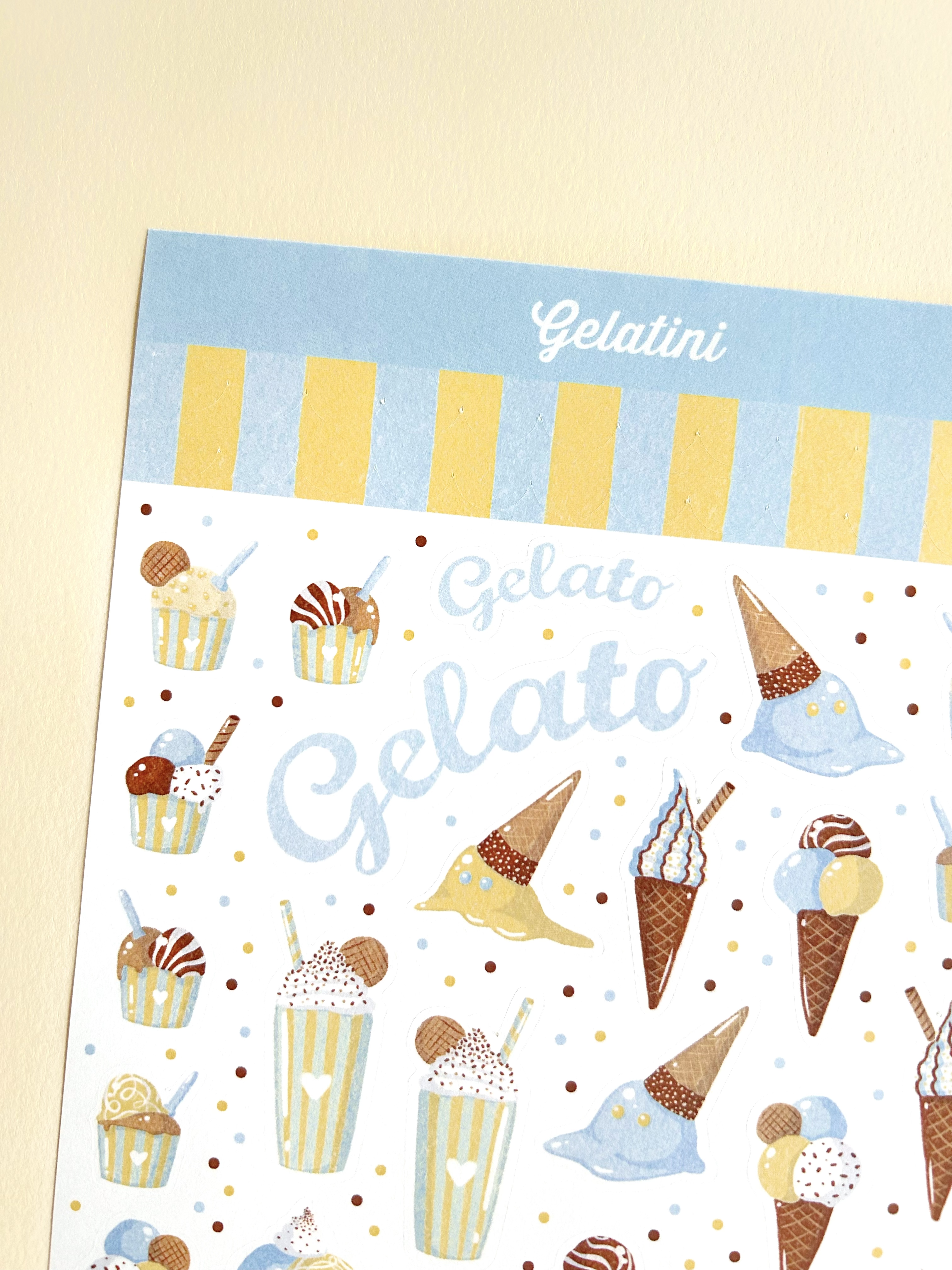 Gelato Stickers