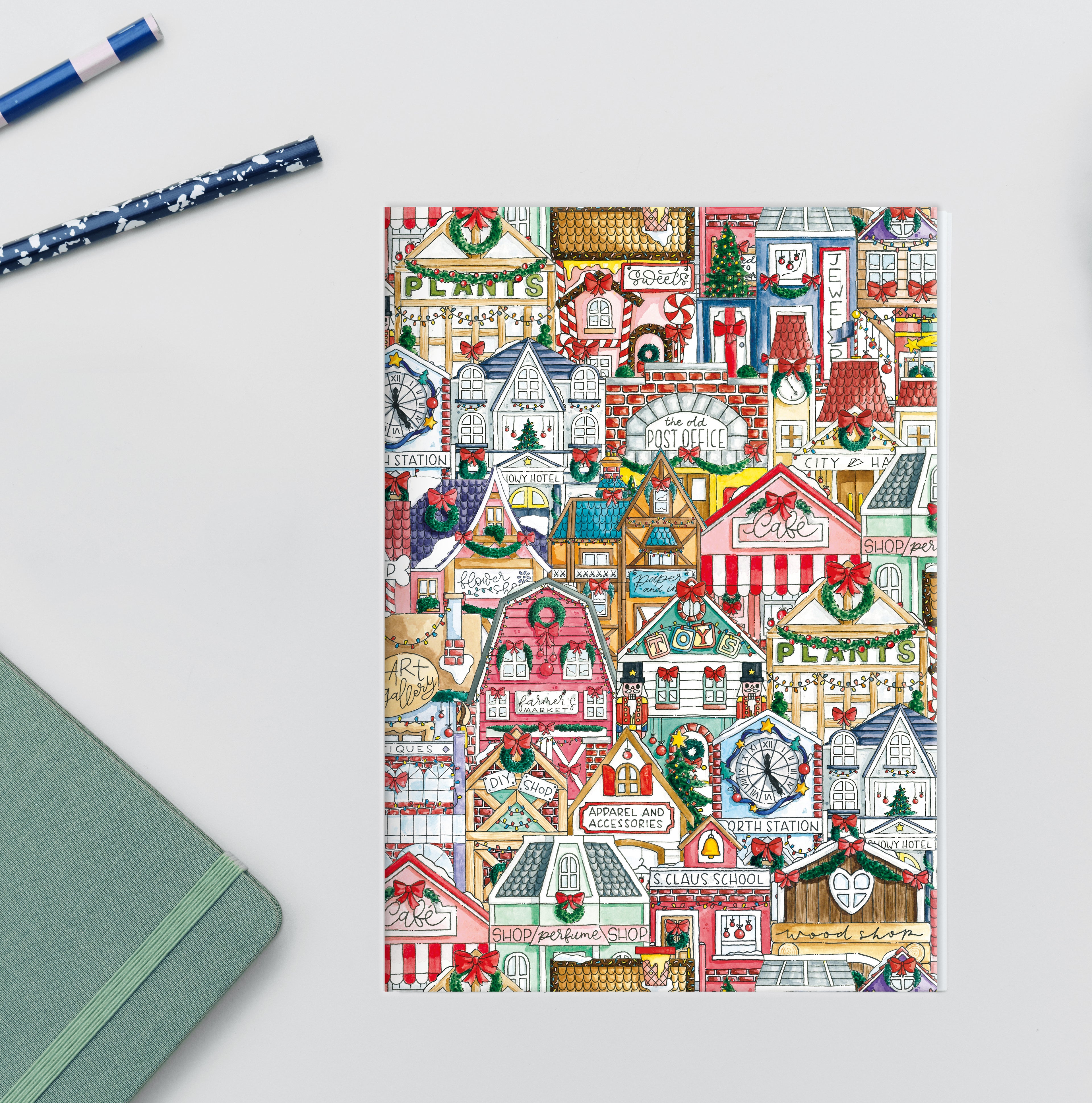 Christmas Village Notebook