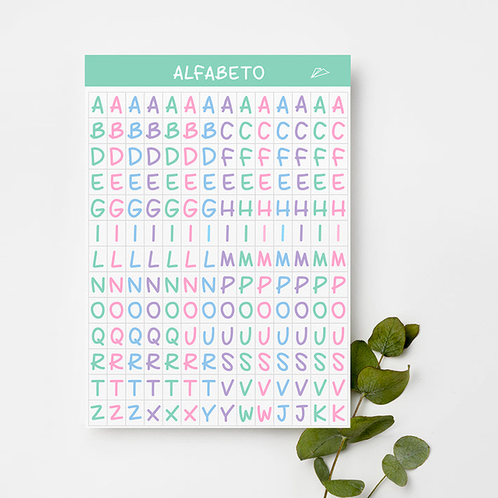 Uppercase Alphabet Sticker