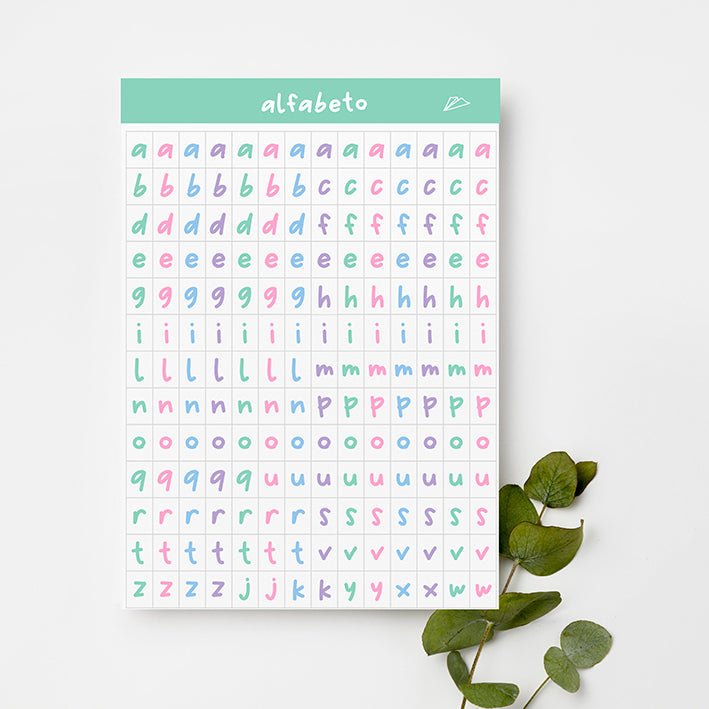 Lowercase Alphabet Sticker
