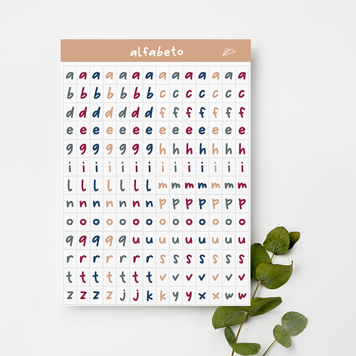 Lowercase Alphabet Sticker