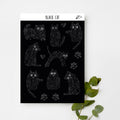 Sticker Black cat