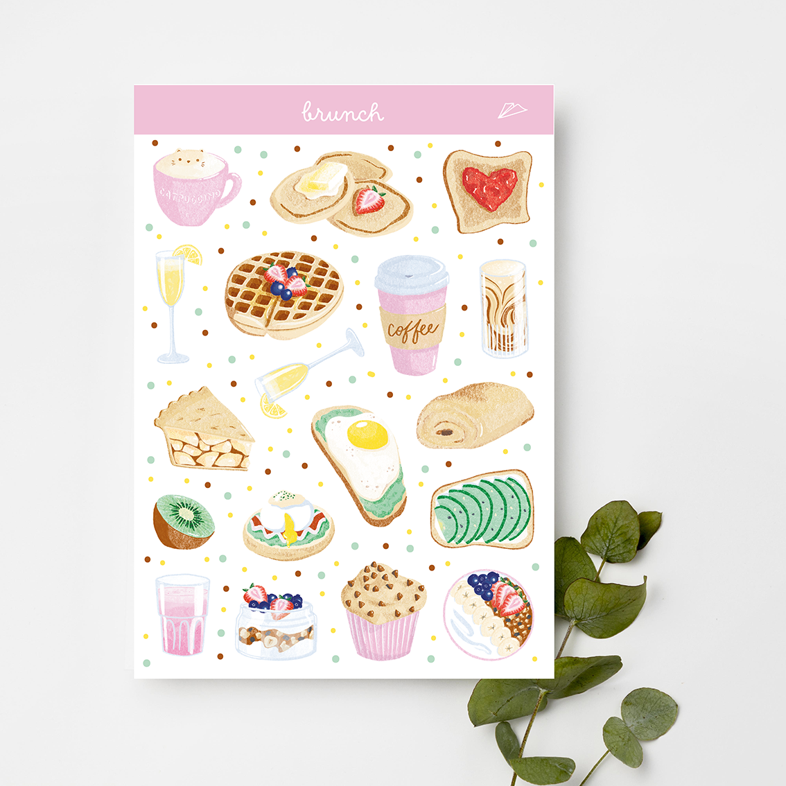 BRUNCH STICKERS