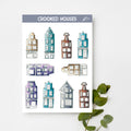 Sticker Crooked Houses