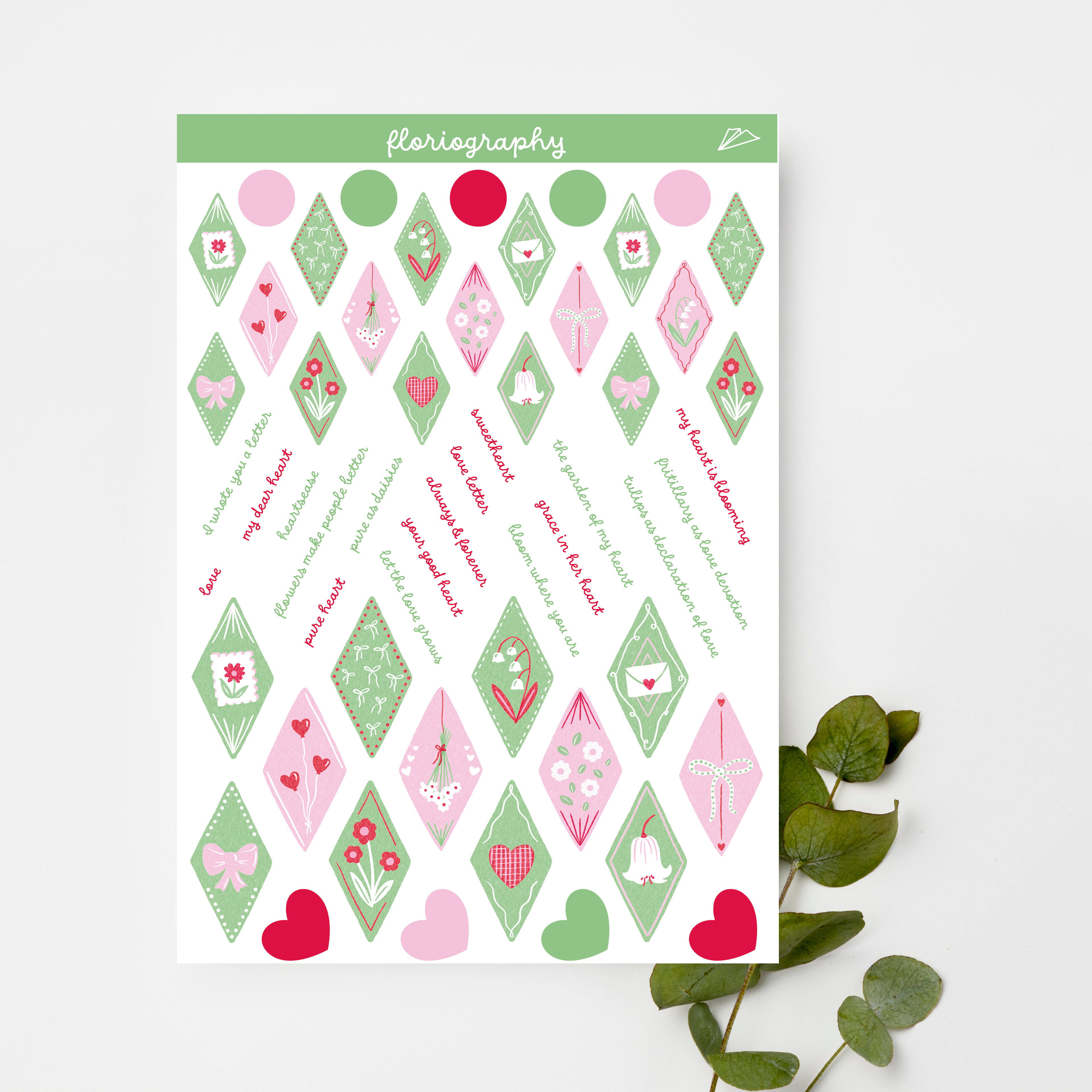 Sticker Floriography
