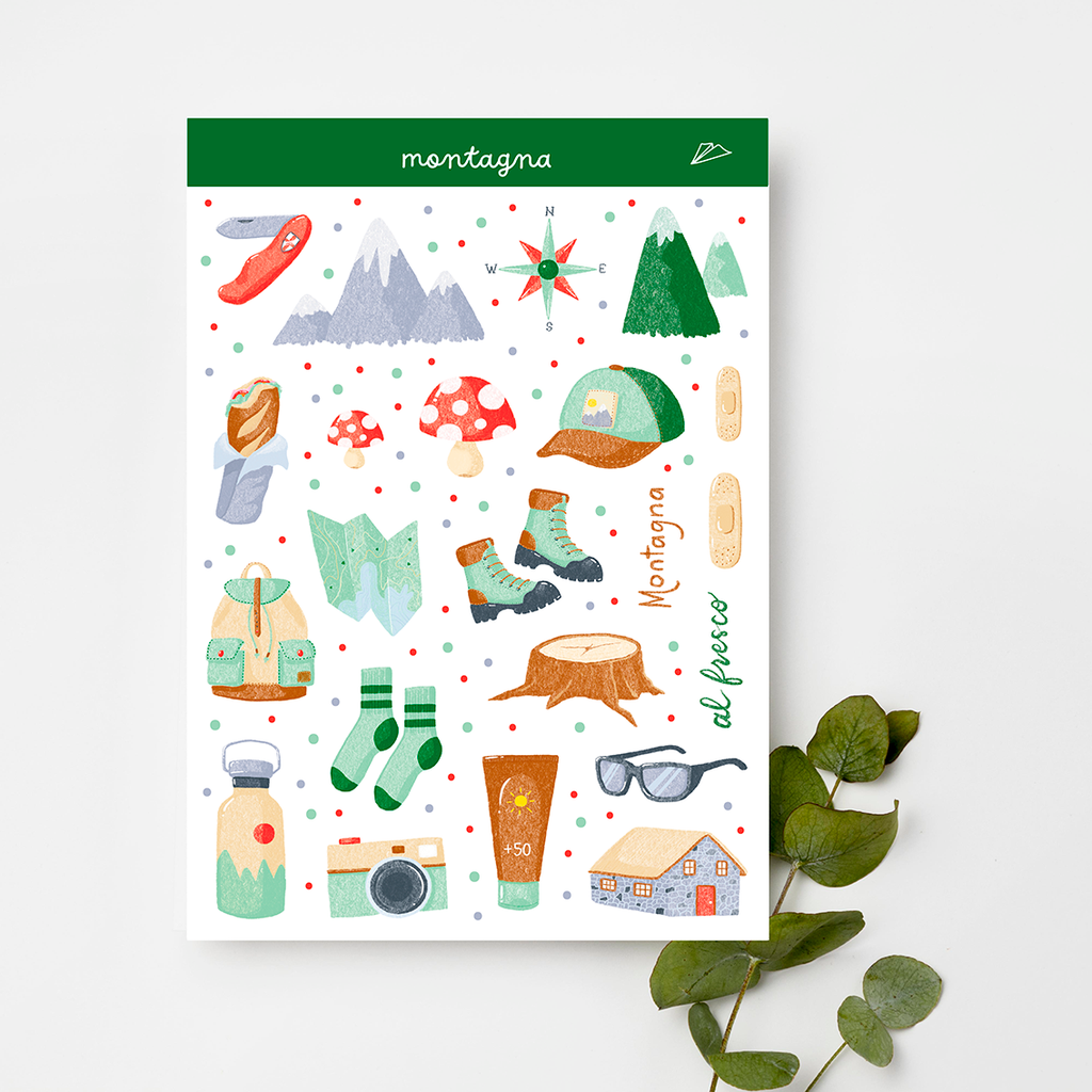 BUNDLE sticker+travel journal set