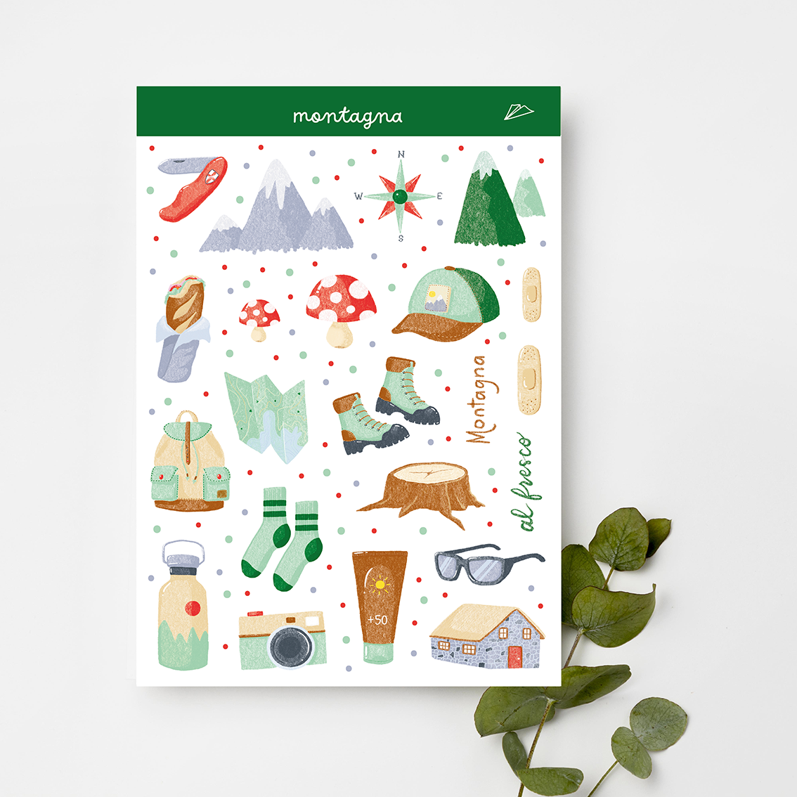 Mountain stickers