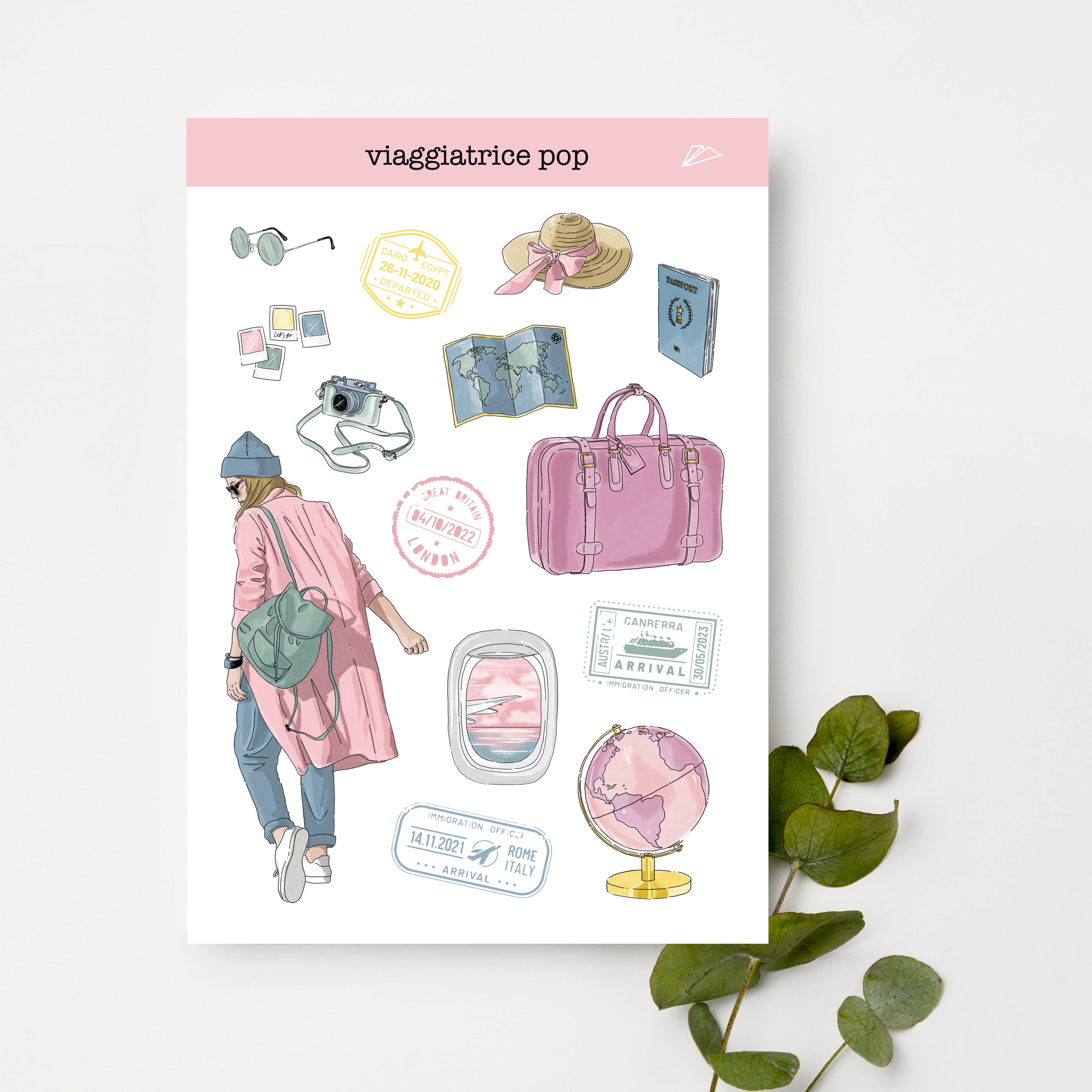 Traveler Sticker