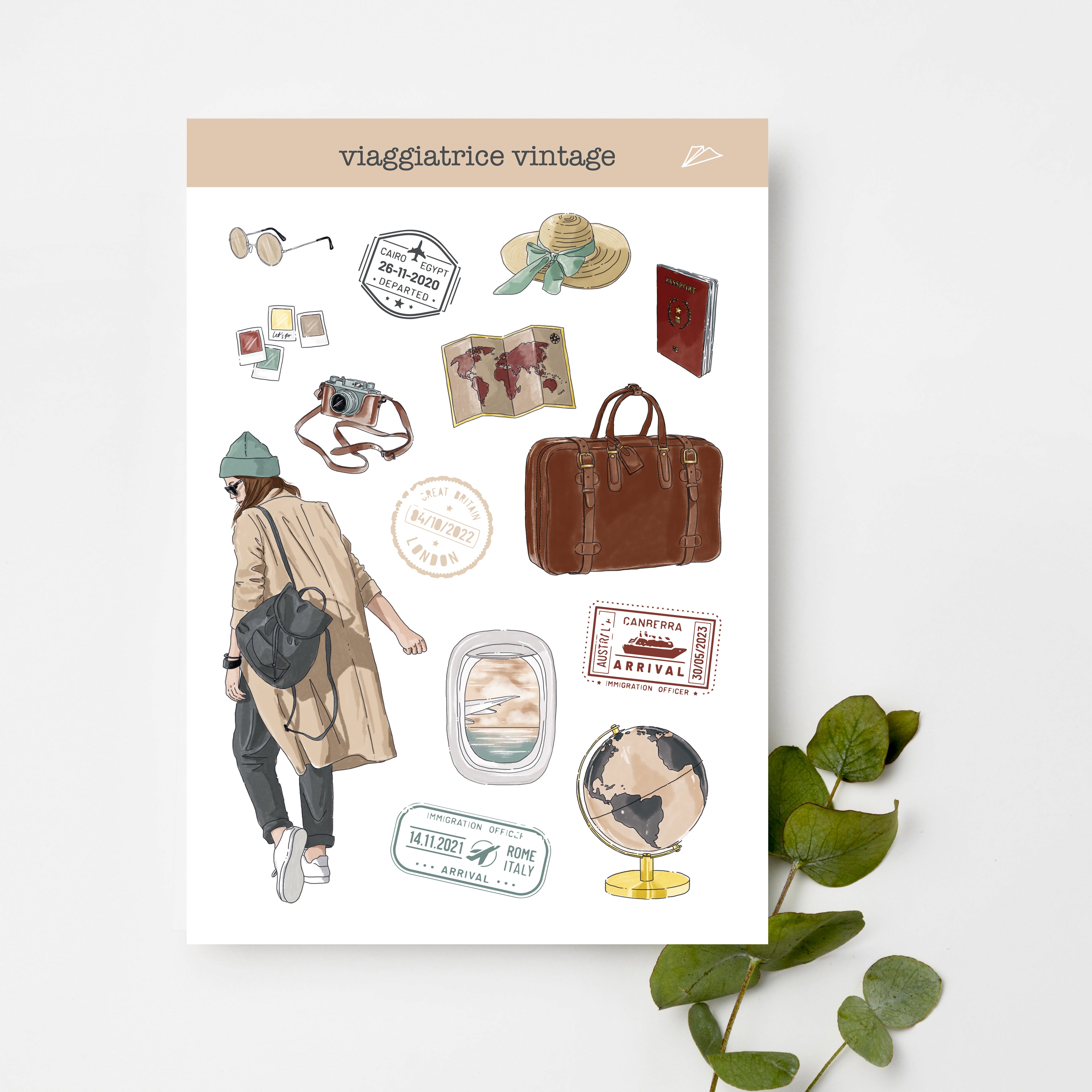 Traveler Sticker