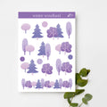 Sticker winter woodland