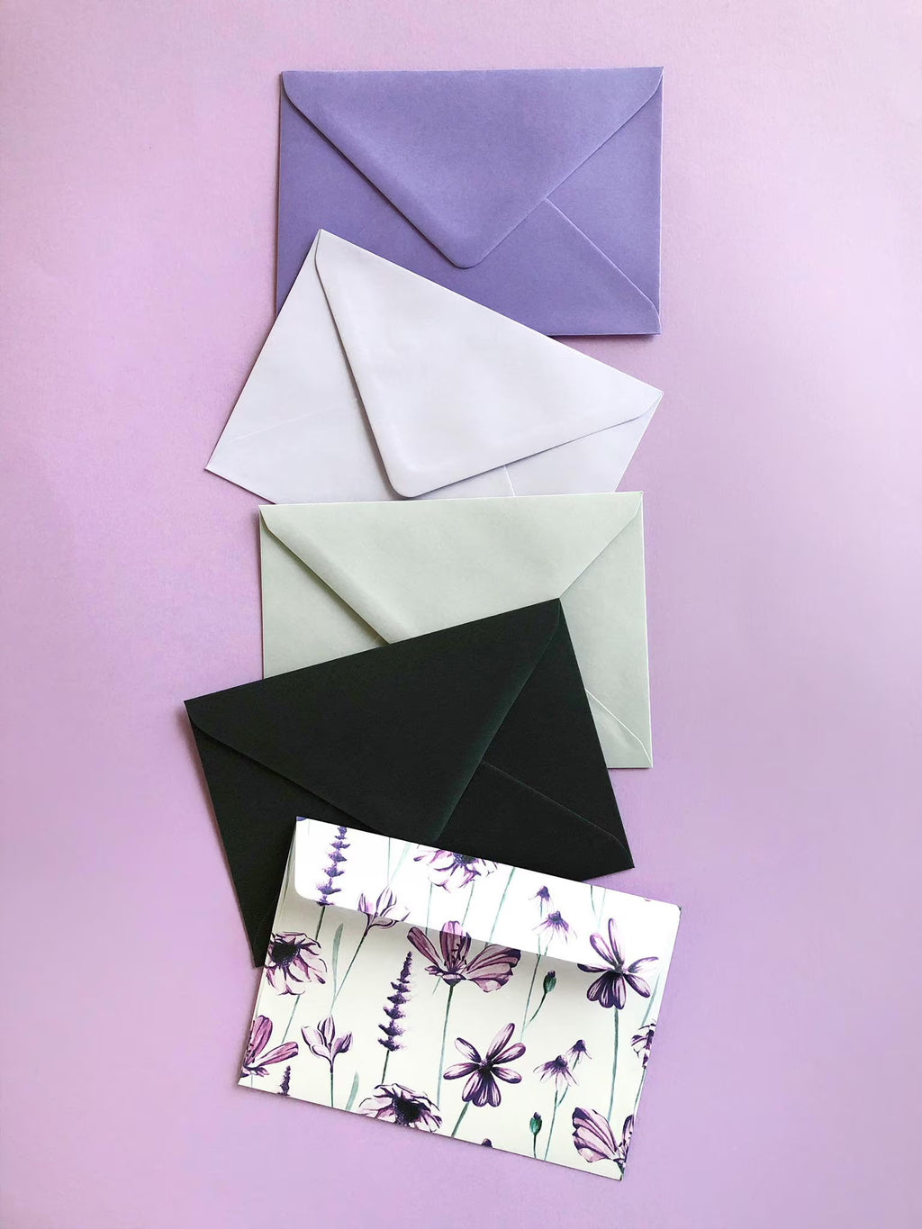 SET 10 wildflower envelopes