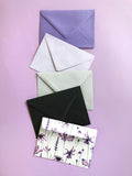 SET 10 wildflower envelopes