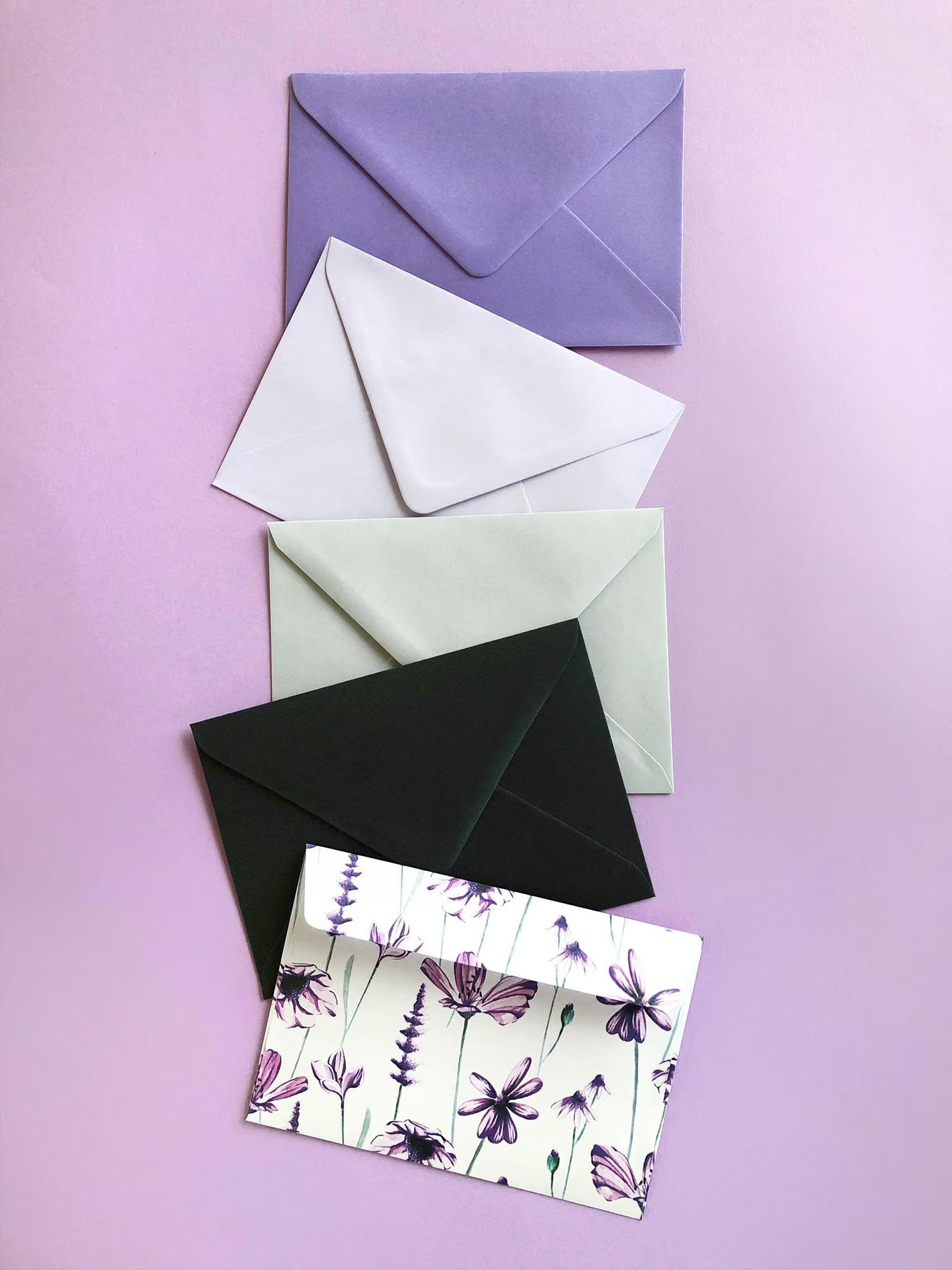 SET 10 wildflower envelopes