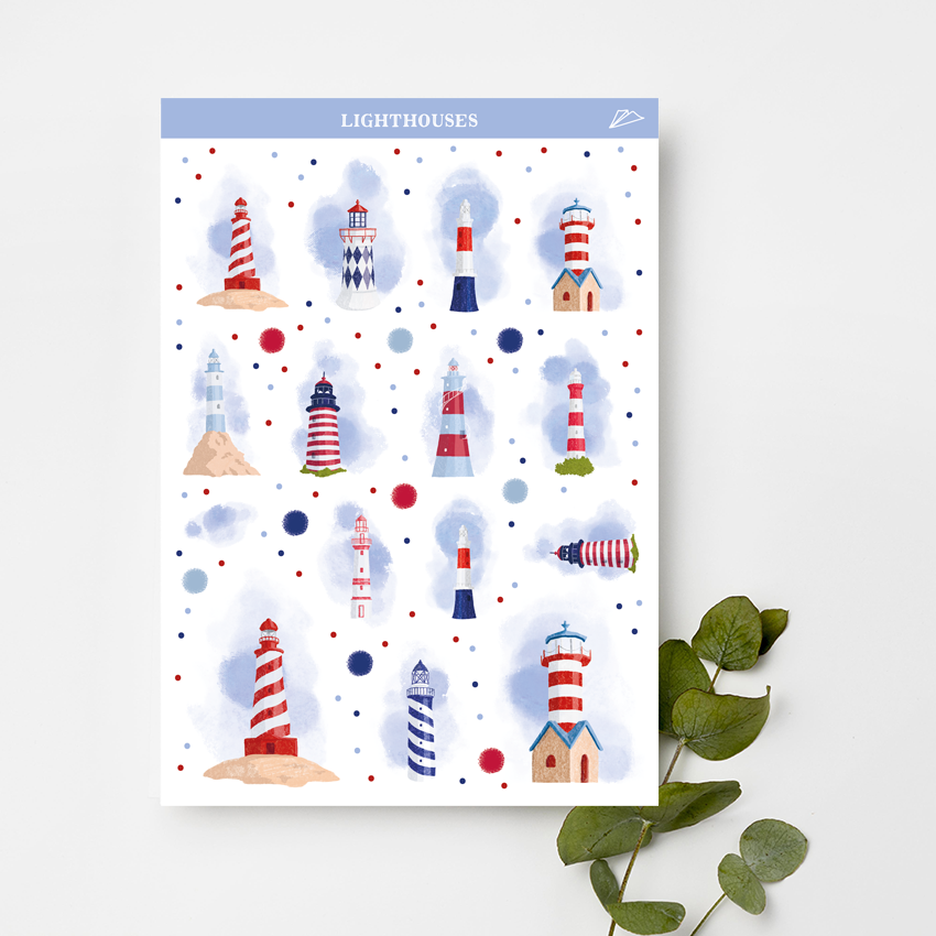 Sticker Lighthouses