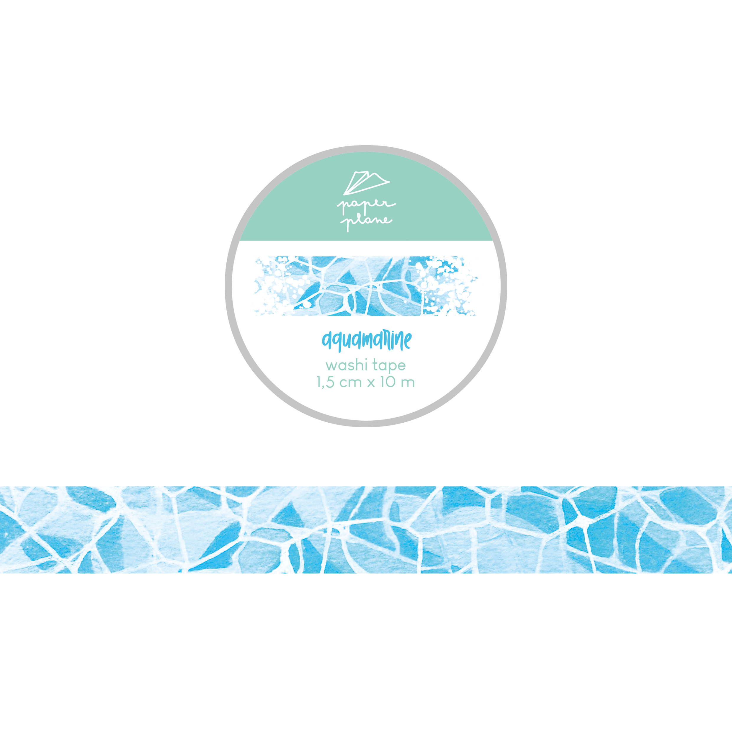 Washi aquamarine
