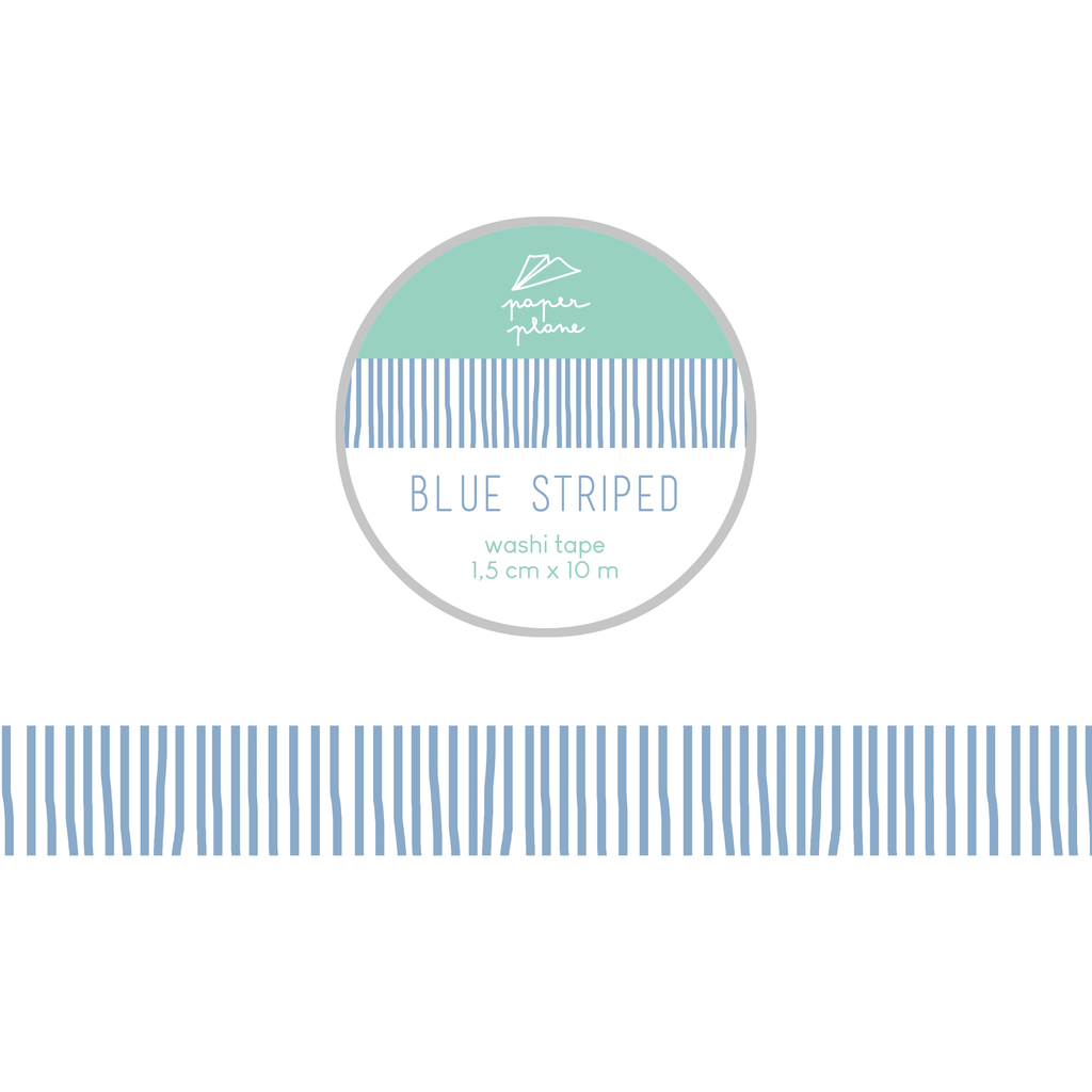 Washi tape Blue striped