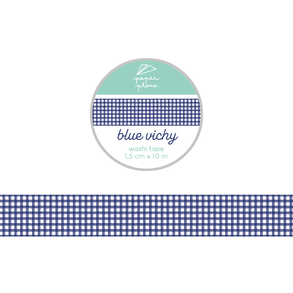 Washi tape Blue gingham