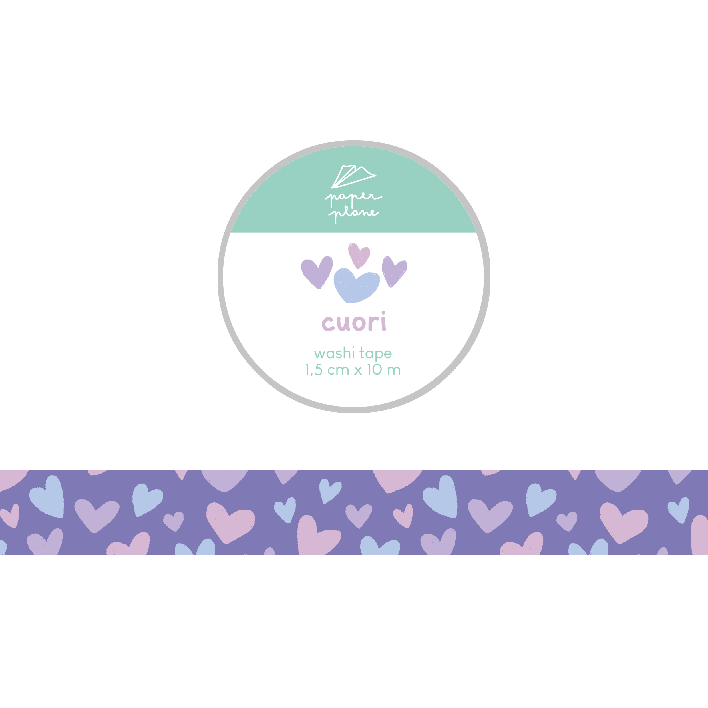 Washi hearts