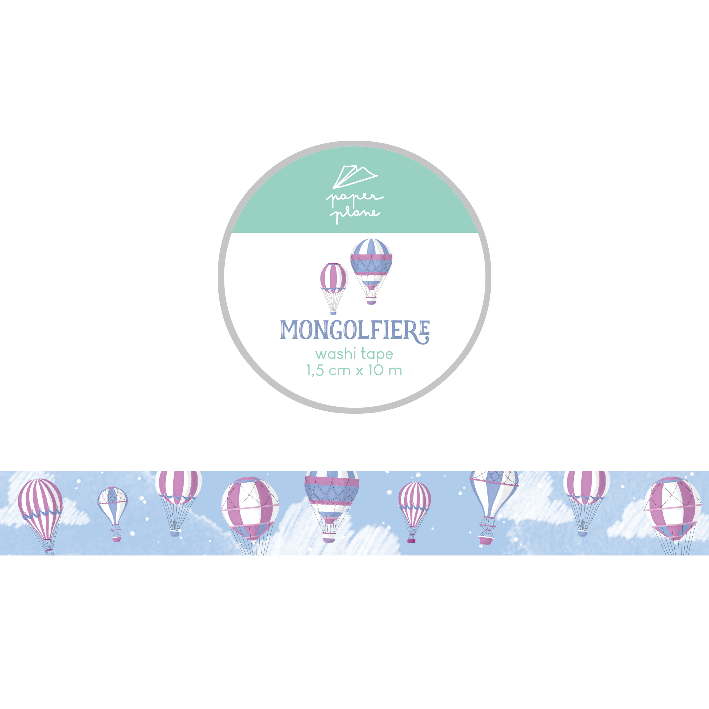 Washi hot air balloons