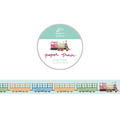Treno di carta washi
