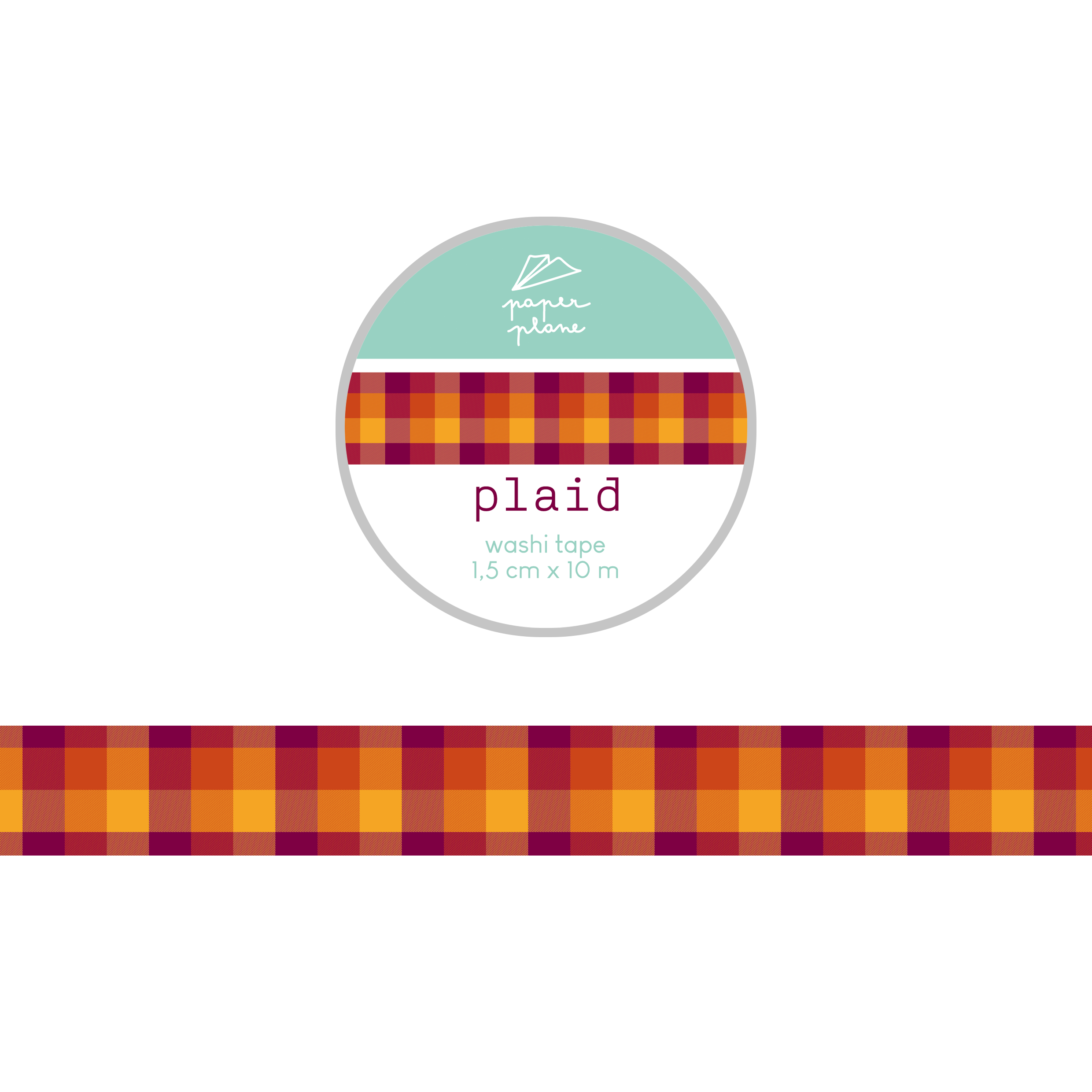 Washi plaid