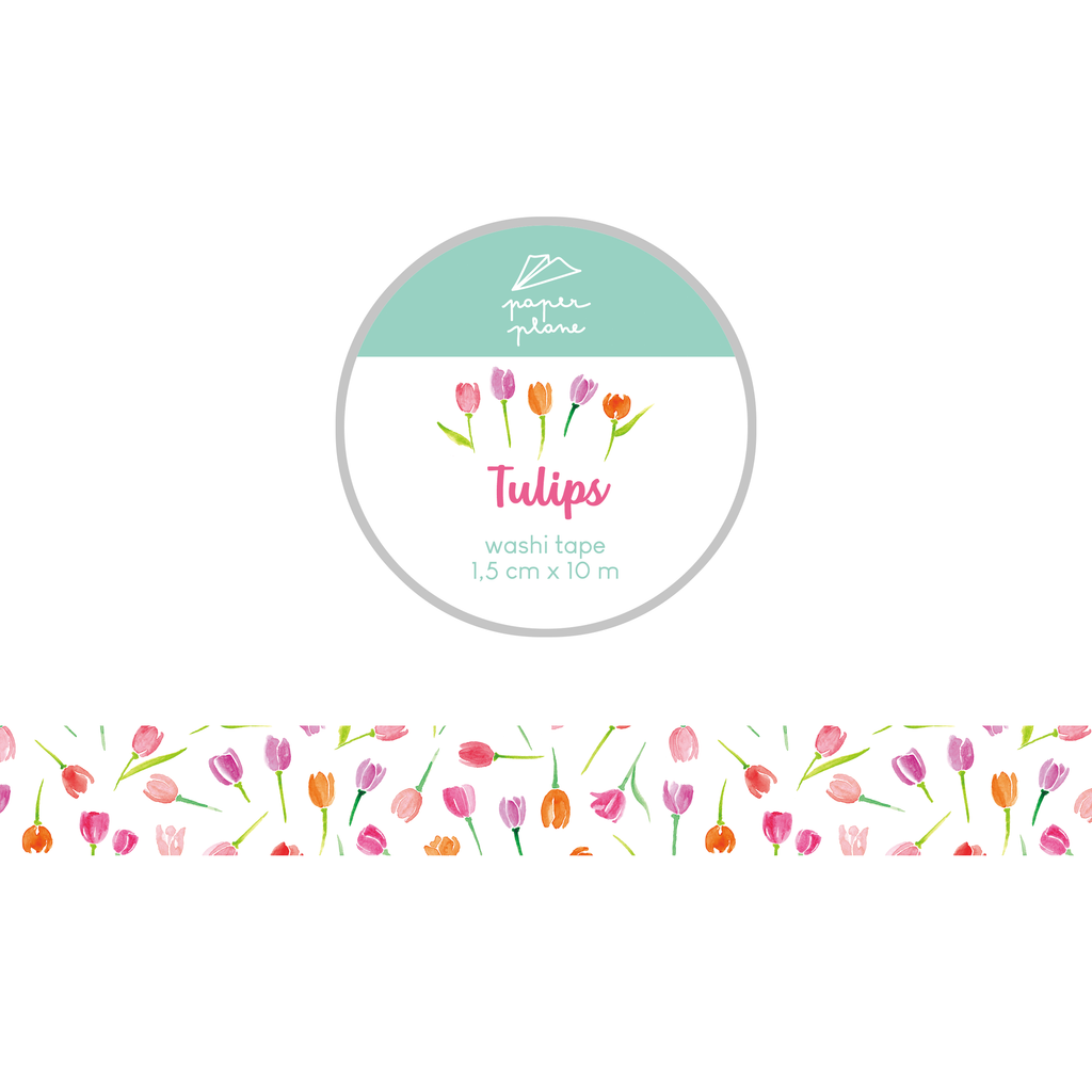 Washi tape Tulips