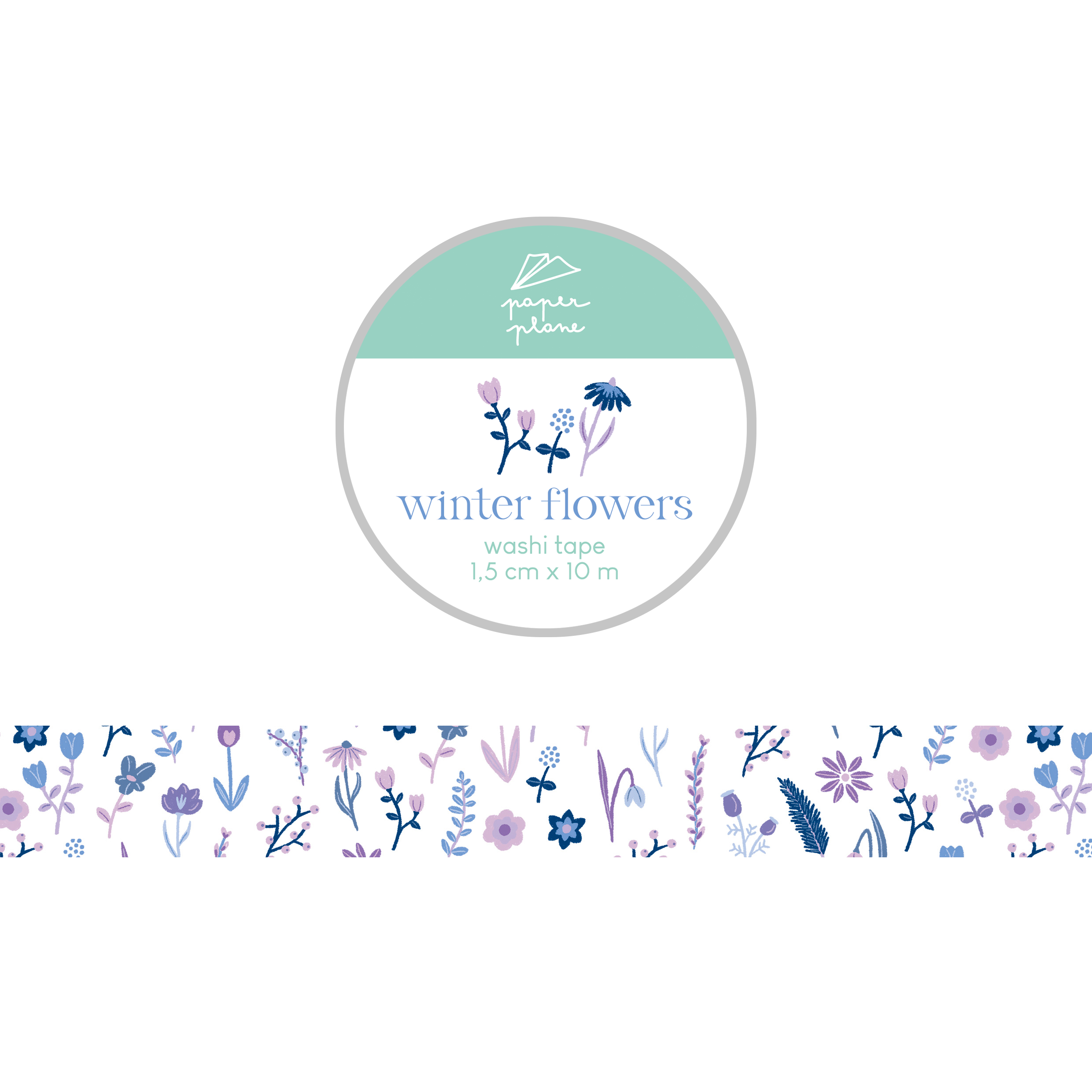 Washi winter flowers