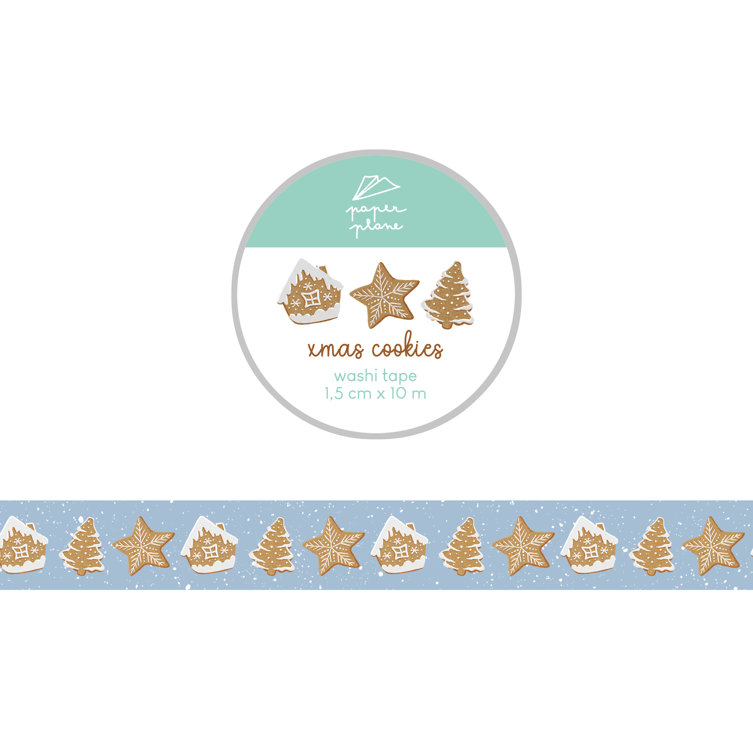 Washi Christmas cookies